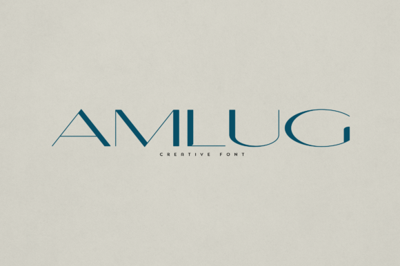 Amlug: A Serif Typeface for Editorial Elegance