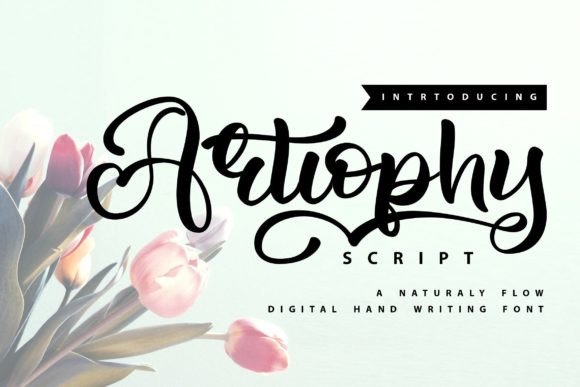 Artiophy: A Romantic Script Font for Web Design