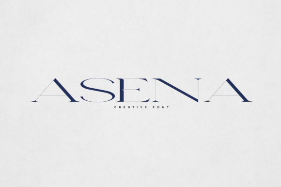 Asena: A Versatile Serif Font for Digital Design