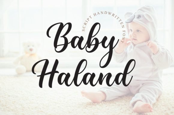 Baby Haland: A Delicate Script Font for Editorial Design