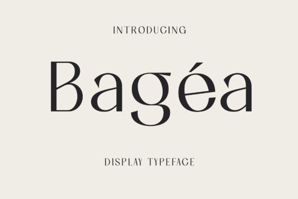 Bagea: A Slab Serif That Earns Its Place in Branding