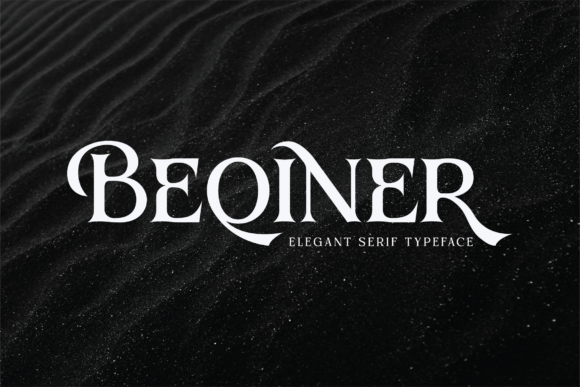 Beqiner: A Serif Font for Professional Branding