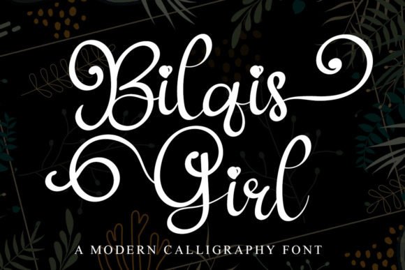 Bilqis Girl: A Handwritten Font for Branding