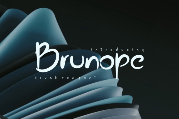 Brunope: A Handwritten Font for Editorial Design