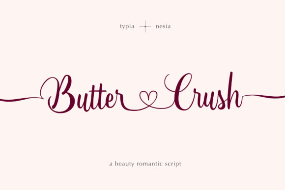 Butter Crush: A Charming Font for Small Business Branding