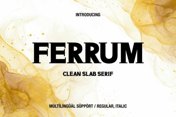 Ferrum Review: A Slab Serif for Bold Branding
