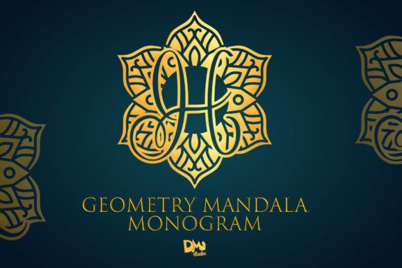 Geometry Mandala Monogram Font Review