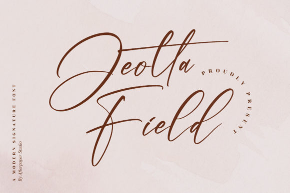 Jeotta Field: A Premium Script Font for Modern Brands