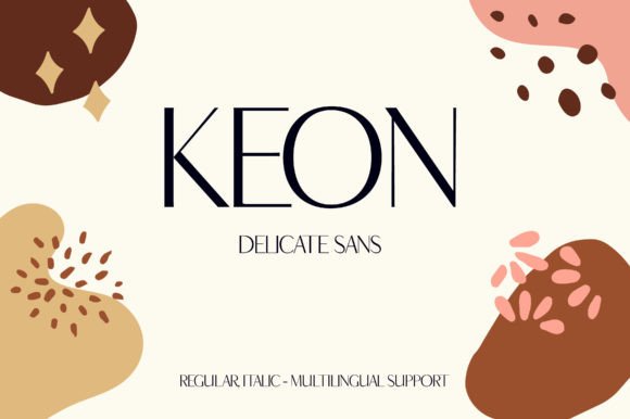 Keon: A Minimalist Sans Serif Font for Modern Web Design