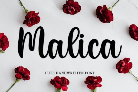 Malica: A Handwritten Font for Editorial Design