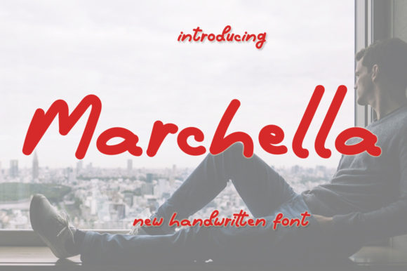 Marchella Font: A Handwritten Typeface for Makers