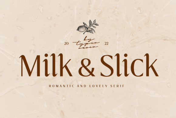 Milk and Slick: A Timeless Serif Font for Editorial Design