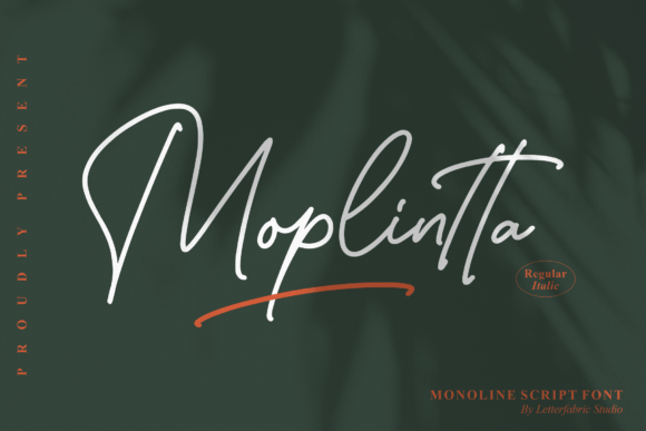 Moplintta: A Dainty Script Font for Elegant Branding