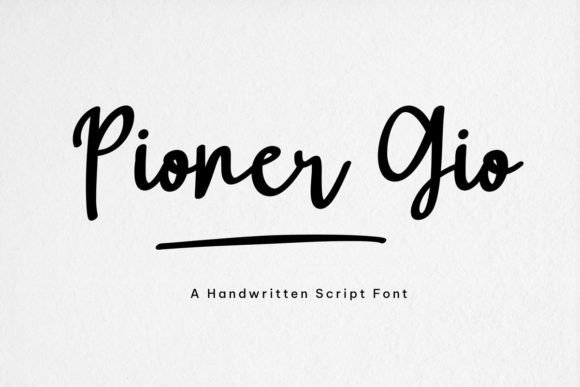 Pioner Gio: The Handwritten Font That Elevates Campaigns