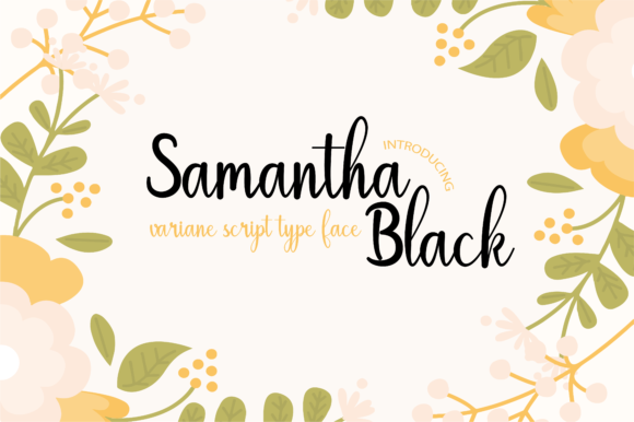 Samantha Black Font: Elevate Your Brand Identity