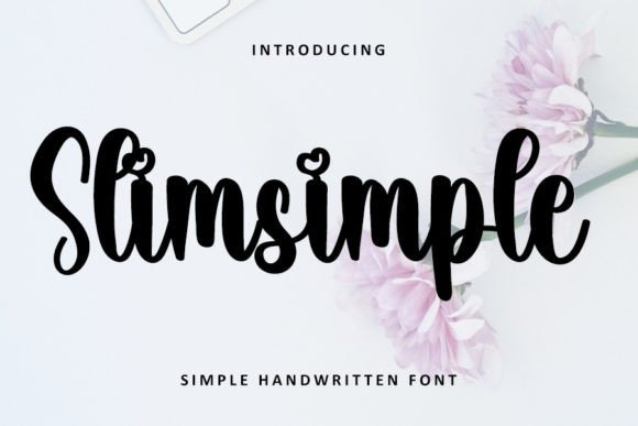 Slimsimple: The Elegant Handwritten Font for Crafters