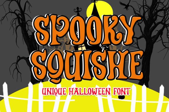 Spooky Squishe: A Playful Serif Font for Editorial Design