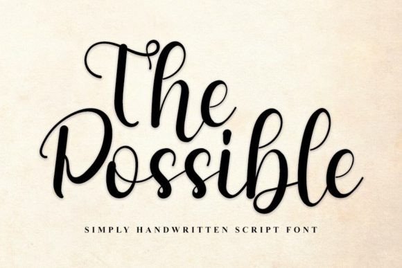 The Possible: A Handwritten Font for Marketers