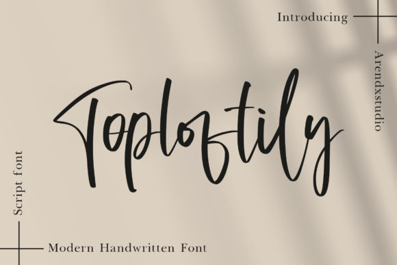 Toploftily: The Perfect Handwritten Font for Your Brand
