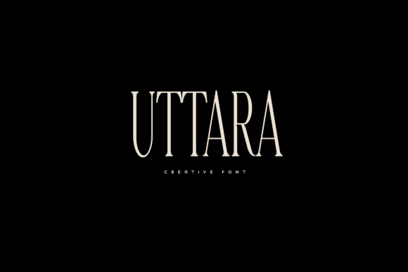 Uttara: The Serif Font for Bold Branding