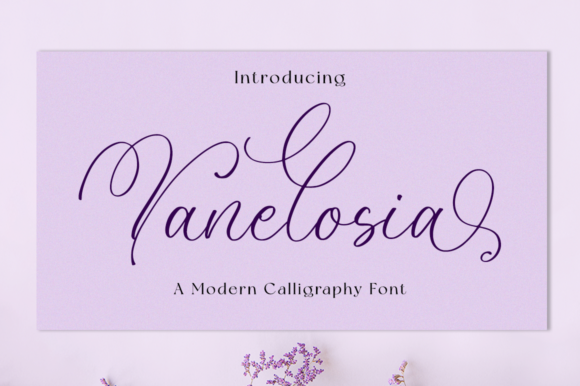 Vanelosia: A Handwritten Font for Elegant Branding
