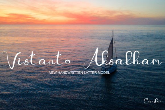 Vistanto Aksalham: A Handwritten Typeface for Editorial Design