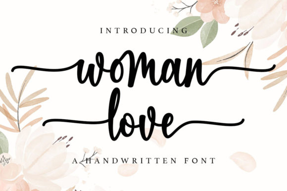 Woman Love: A Handwritten Font for Clear Campaigns